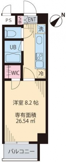 Ｍｏｎｔｅ　Ｖｅｒｄｅ　Ｔｏｋｉｗａｄａｉの間取り図