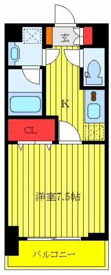 エルフォルテ赤羽の間取り図
