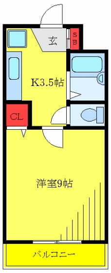 アーケティックマンション3の間取り図