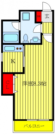 スパシエルクス赤羽の間取り図