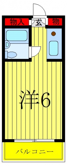 メゾンドマキ舟渡の間取り図