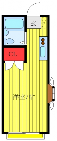 エステート常盤台の間取り図