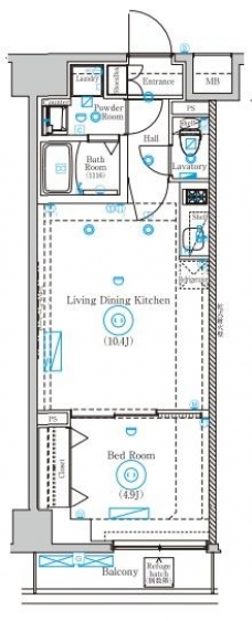 MIND志村坂上の間取り図