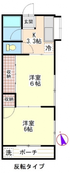 ハウス栄の間取り図