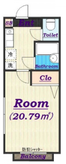 ポンテレーニョの間取り図