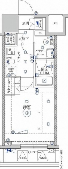 セジョリ板橋坂下の間取り図