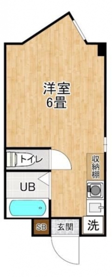 アルル東長崎の間取り図