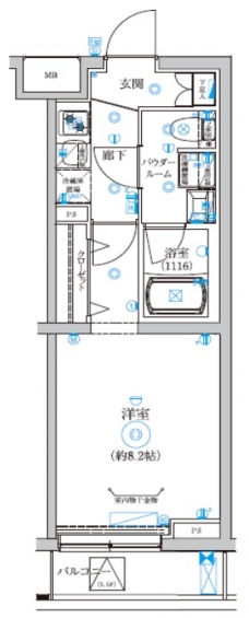 REGOLITH板橋本町の間取り図