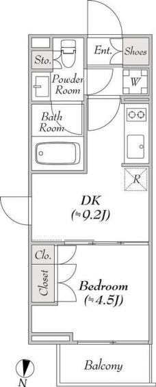 ルミーク本町イーストの間取り図