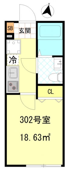 CFジオーレ本蓮沼の間取り図