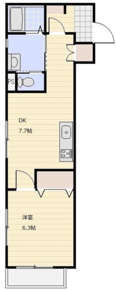 Vieuno Warabi（ビューノ　ワラビ）の間取り図