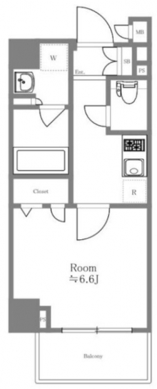 ハーモニーレジデンス池袋ウエストゲートの間取り図