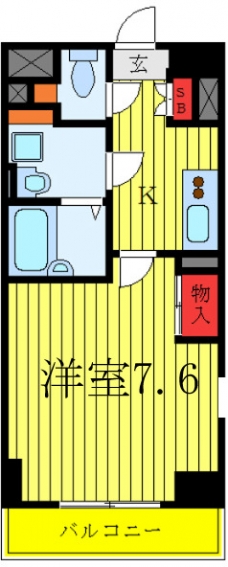 レオネクストウィスタリアⅢの間取り図