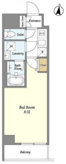 ＬａＤｏｕｃｅｕｒ赤羽の間取り図