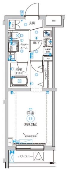 REGOLITH板橋本町の間取り図