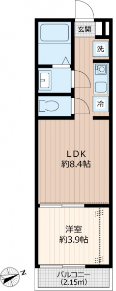 Ｅｒｆｏｌｇ鳩ケ谷の間取り図