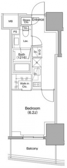 ザ・パークハビオ本郷菊坂の間取り図