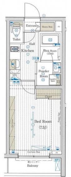 MAXIV王子RICOTTの間取り図