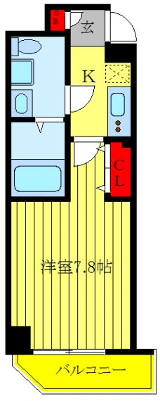 プレールドゥーク西川口の間取り図