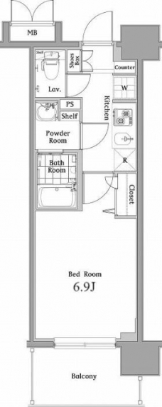 N-stage西川口の間取り図