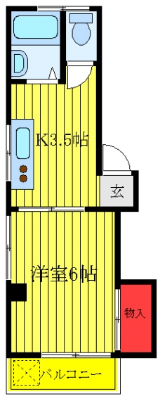 北町ＩＭＡハウスの間取り図