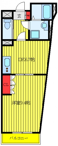 Ｋビル　富士見町ハイツの間取り図