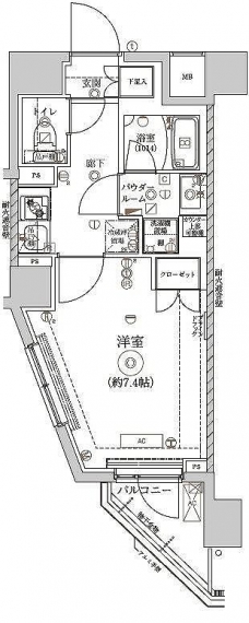 ARTESSIMO　POSSOの間取り図