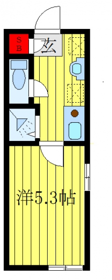 ウィンレックス赤羽の間取り図