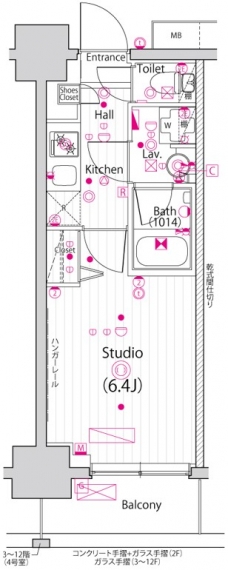 ガーラ・グランディ川口並木の間取り図