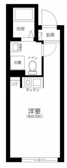 Ｋｍｓ　ｃｏｙｏ西日暮里の間取り図