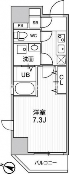 江戸川橋ステーションレジデンスの間取り図