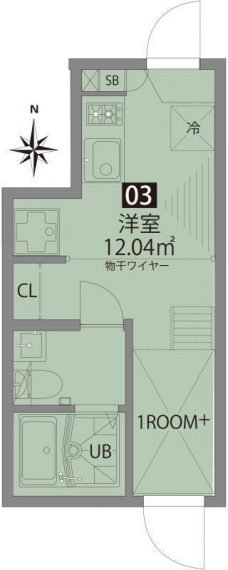 グランエッグス池袋要町の間取り図