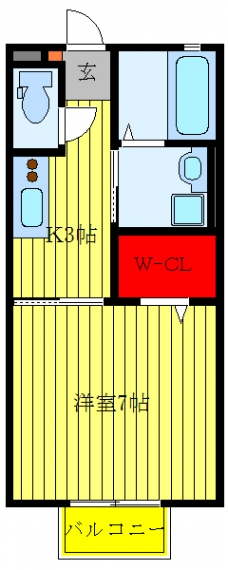 Residence Rose・Kの間取り図