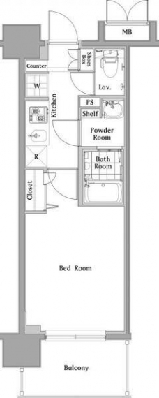 N-stage西川口の間取り図