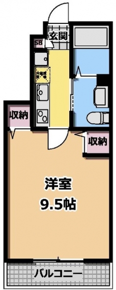 Red WingⅠの間取り図