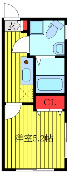 ハイグローブ東十条の間取り図