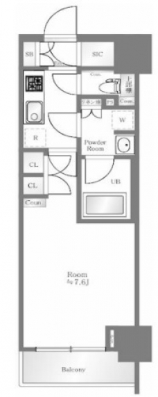 ブライズ池袋の間取り図