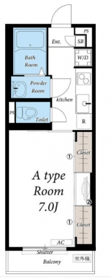 リブリ・Mdi 足立Ⅱの間取り図