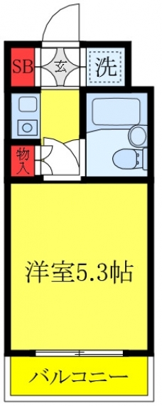 メゾンコモド小石川の間取り図