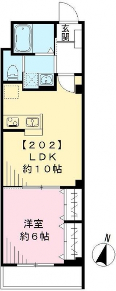 エスポワールの間取り図