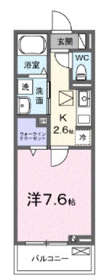 グランモンテの間取り図