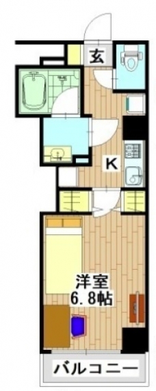 プレール・ドゥーク板橋本町Ⅲの間取り図