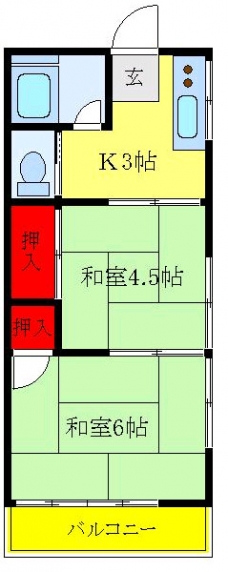 鳳翠社の間取り図