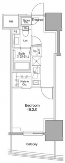 ザ・パークハビオ本郷菊坂の間取り図