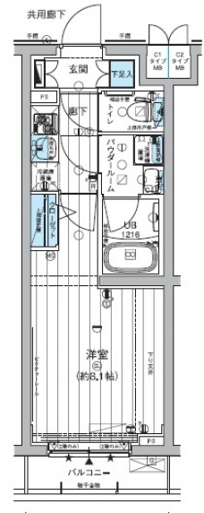 メインステージ板橋蓮根Ⅱの間取り図