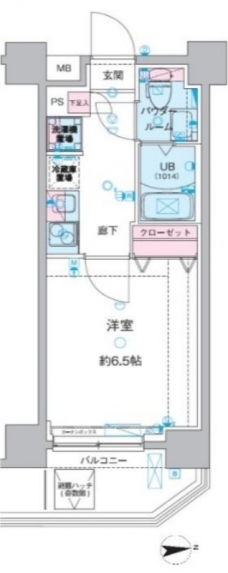 GENOVIA西川口Ⅳの間取り図