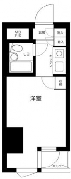 江戸川橋センチュリープラザ２１の間取り図