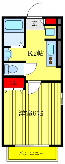 San Dimas Akabaneの間取り図