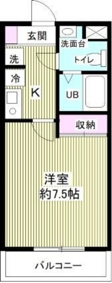 鳩ヶ谷ハウスの間取り図