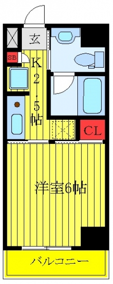 グランヴァン板橋本町Ⅱの間取り図